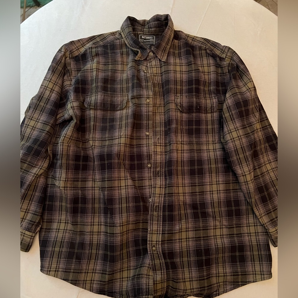 Heavy Green flannel